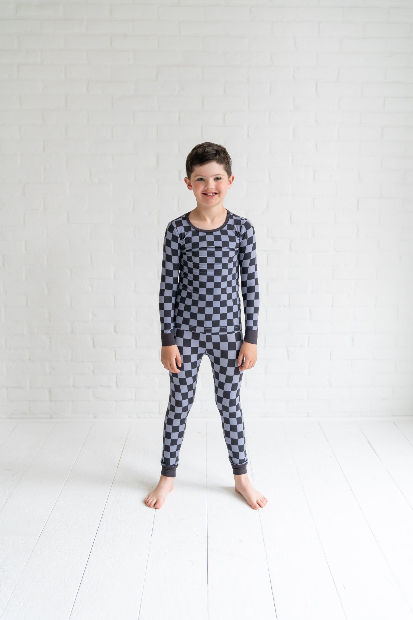 Stone Checkers 2-Piece Pajama Set