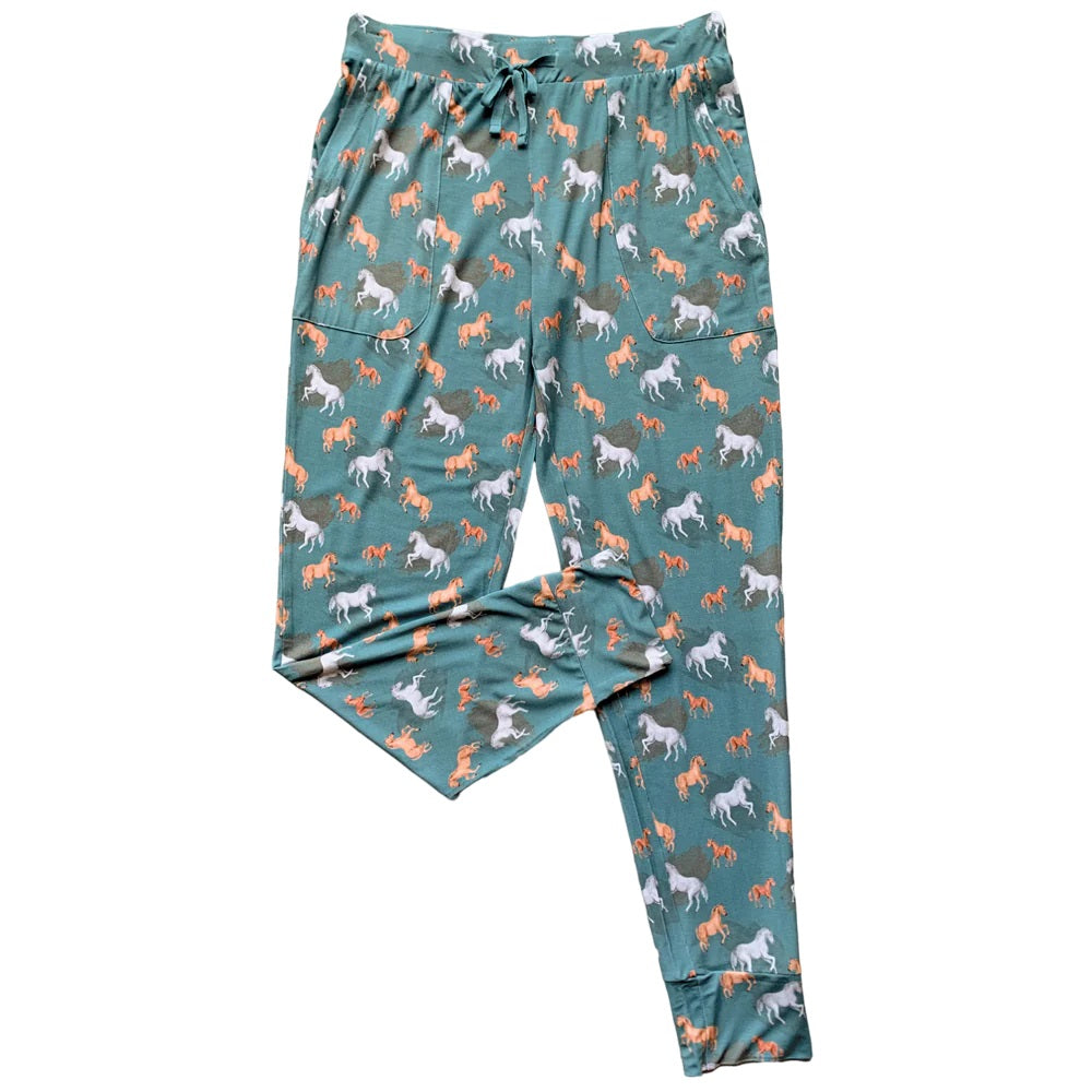 Ember Teal Bamboo Women's Lounge Pants