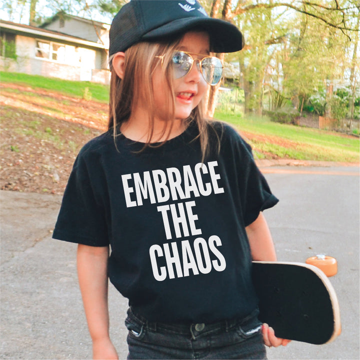 Embrace the Chaos Kids Tee