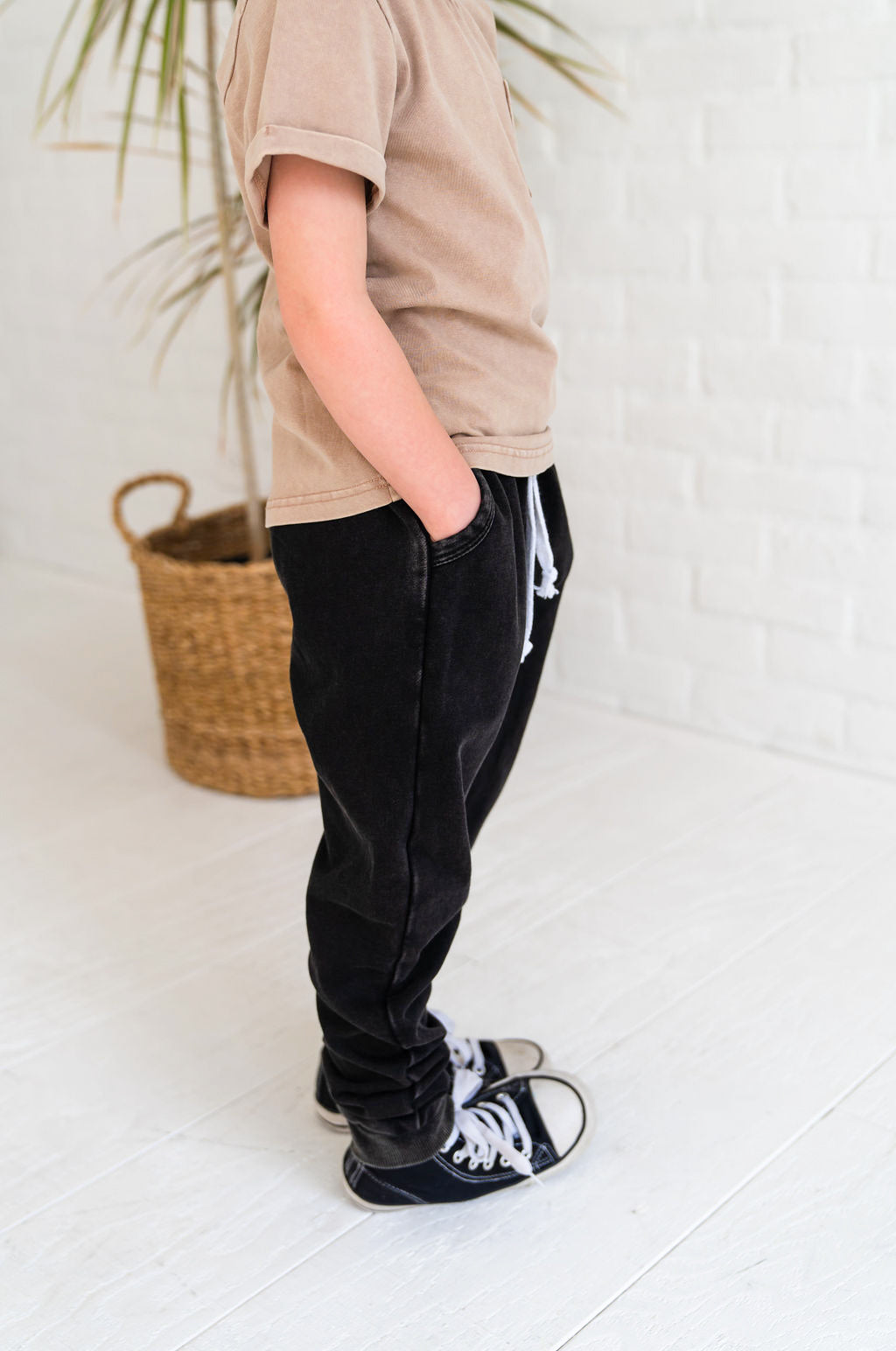 Onyx Stonewash Kids Joggers