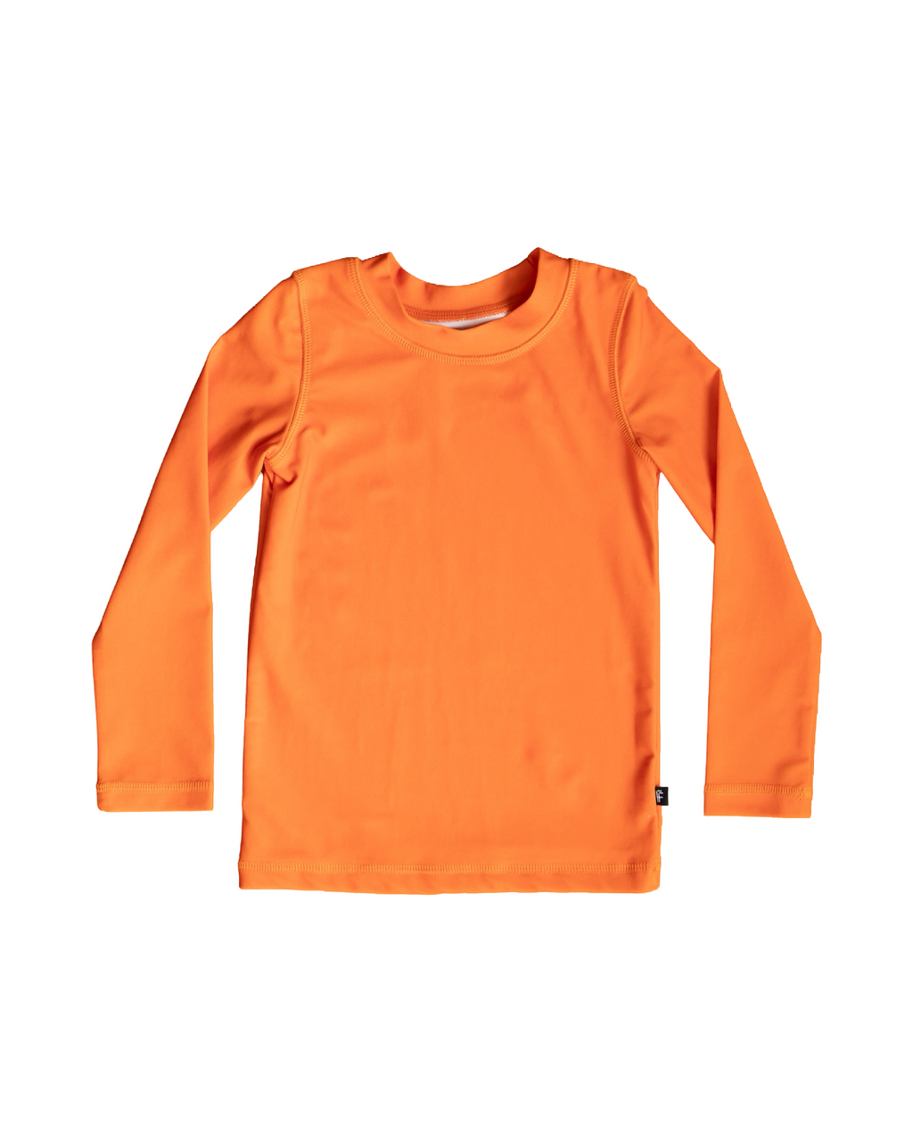 Neon Orange Long Sleeve Rash Guard Top