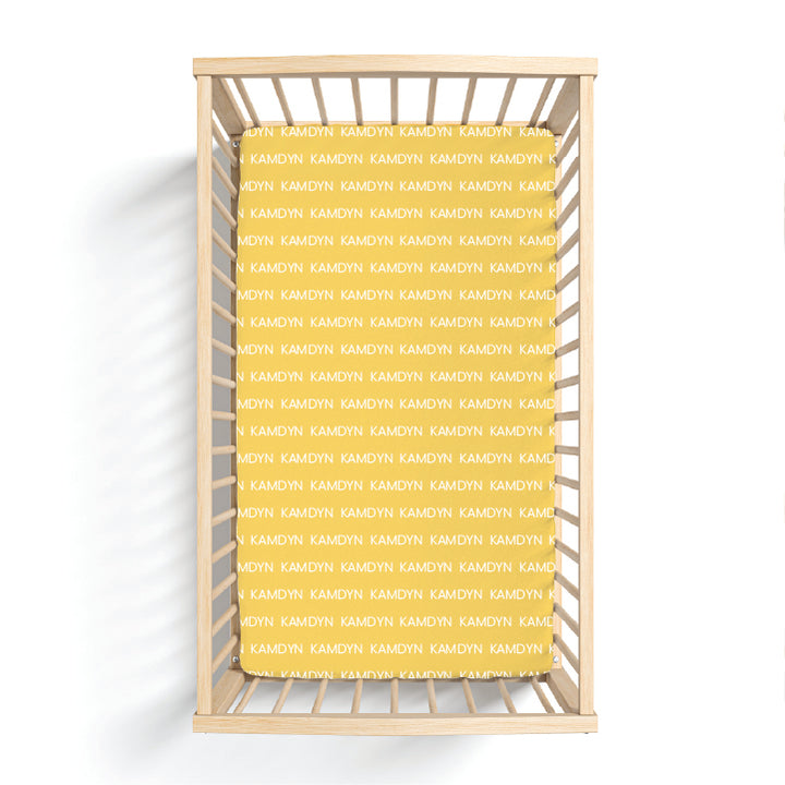 Kamdyn Solid Personalized Crib Sheet