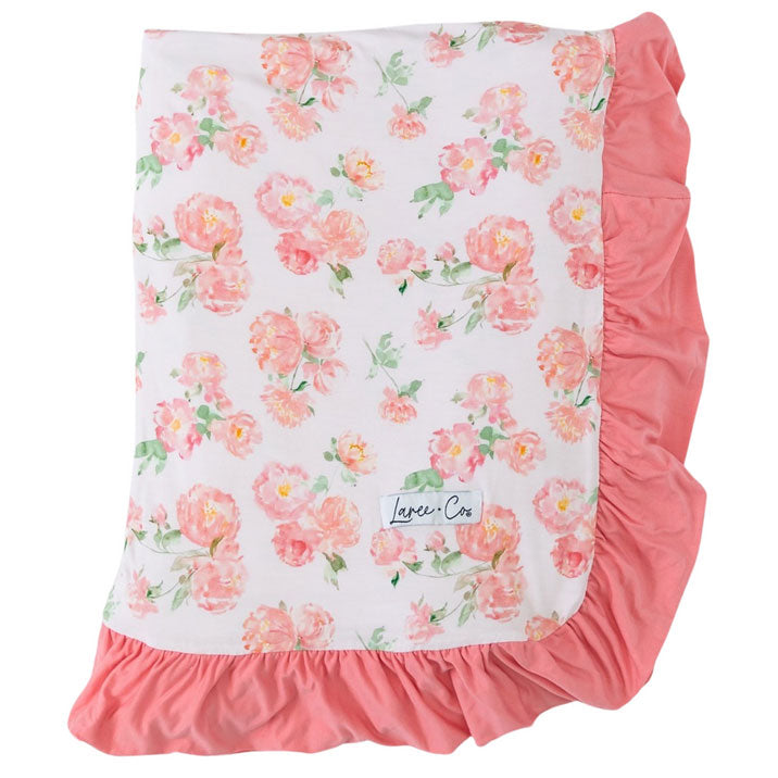 Katie-Rae Bamboo Ruffle Toddler Blanket