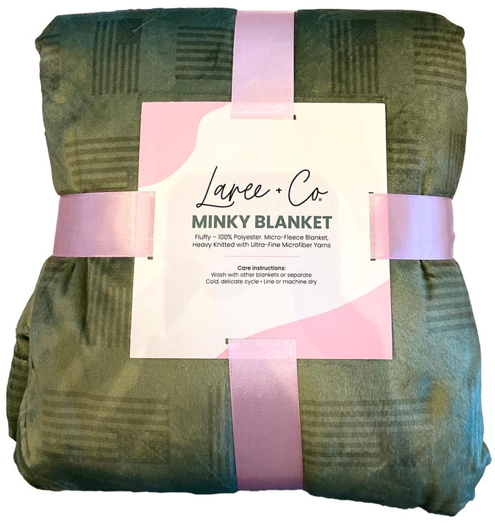 Military Flags Luxe Cuddle Minky Blanket-Laree + Co.