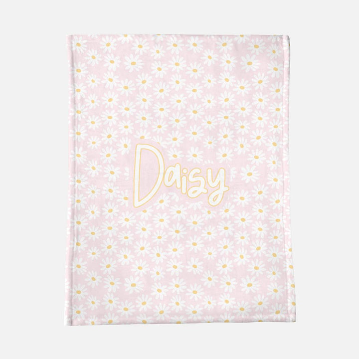 Daisies Personalized Minky Blanket