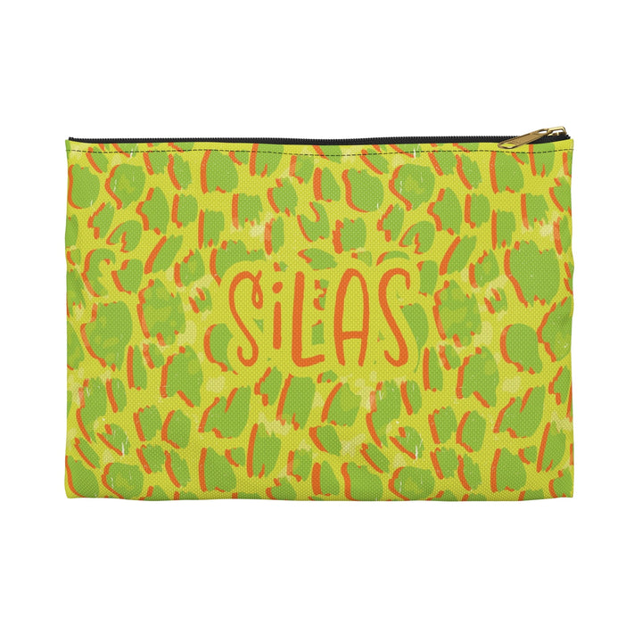 Neon Scribbles Personalized Pencil Pouch