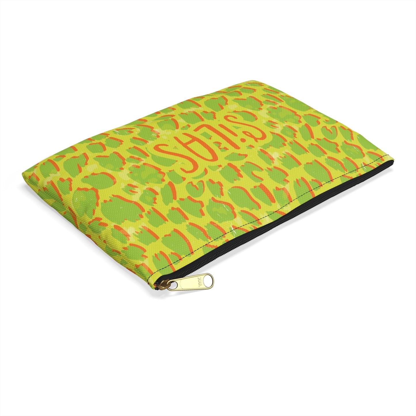 Neon Scribbles Personalized Pencil Pouch