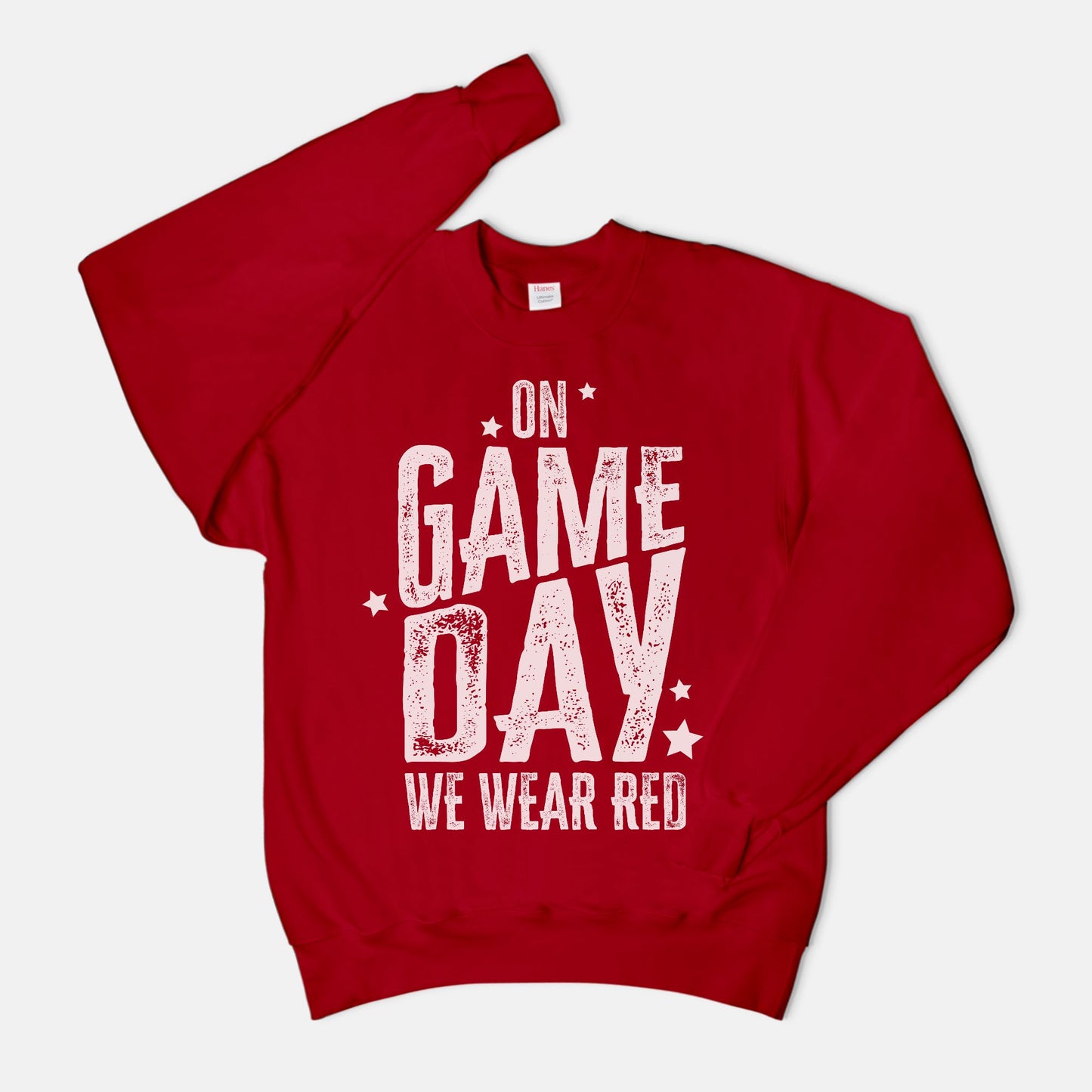 On Gameday We Wear Red Sweatshirt