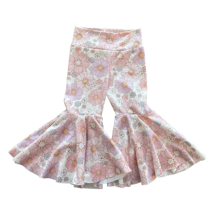 Blush Floral Baby Bell Bottoms & Bummies