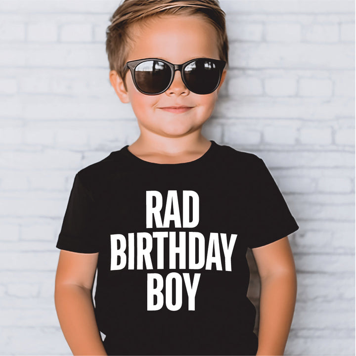 Rad Birthday Boy Kids Tee