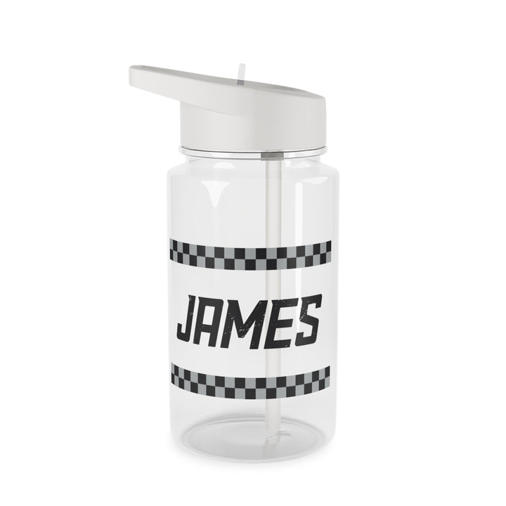 Stone Checkers Personalized Water Bottle