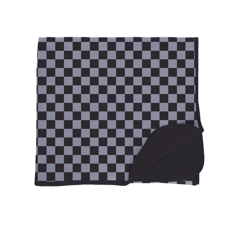 Stone Checkers Toddler Blanket