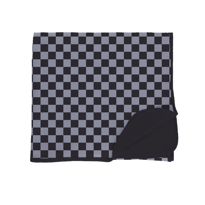 Stone Checkers Toddler Blanket