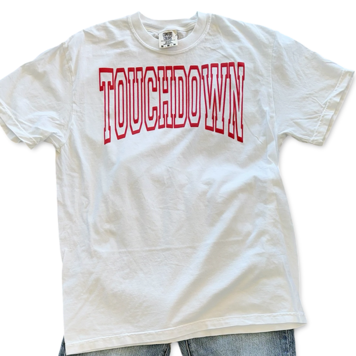 Touchdown Red PUFF T-Shirt