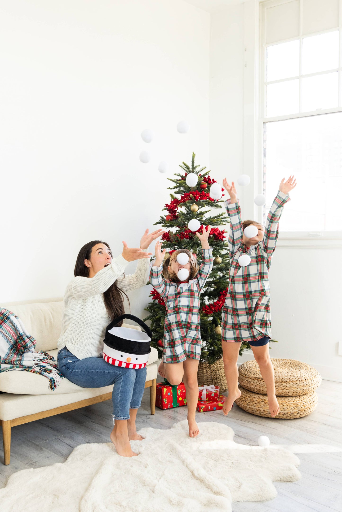 Indoor Snowball Fight Kit, Christmas Kids Games