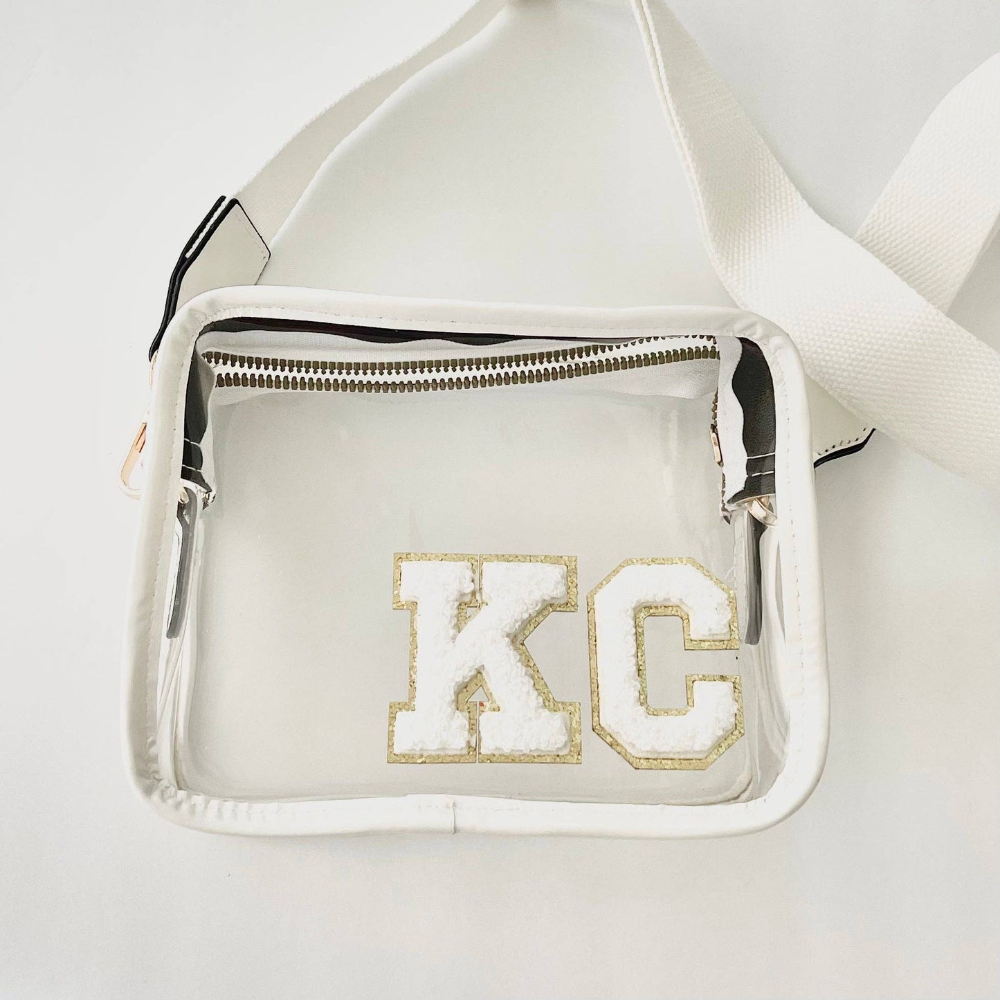 KC White Stadium Bag