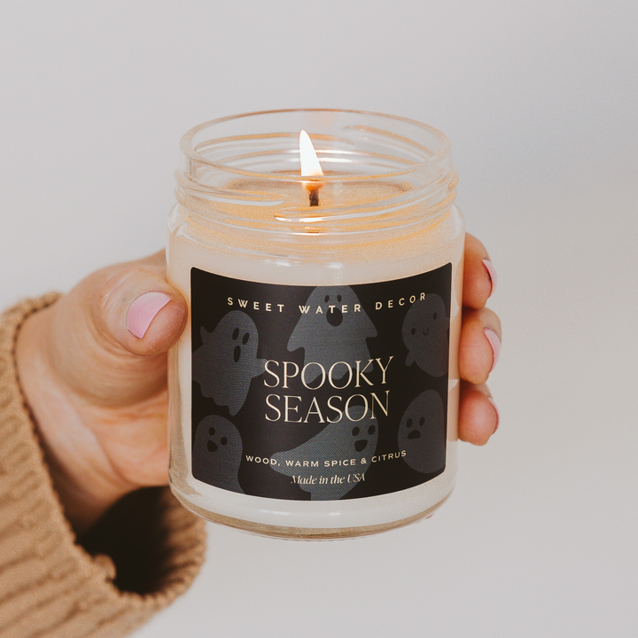 Spooky Season 9 oz Soy Candle - Fall Home Decor, Gifts