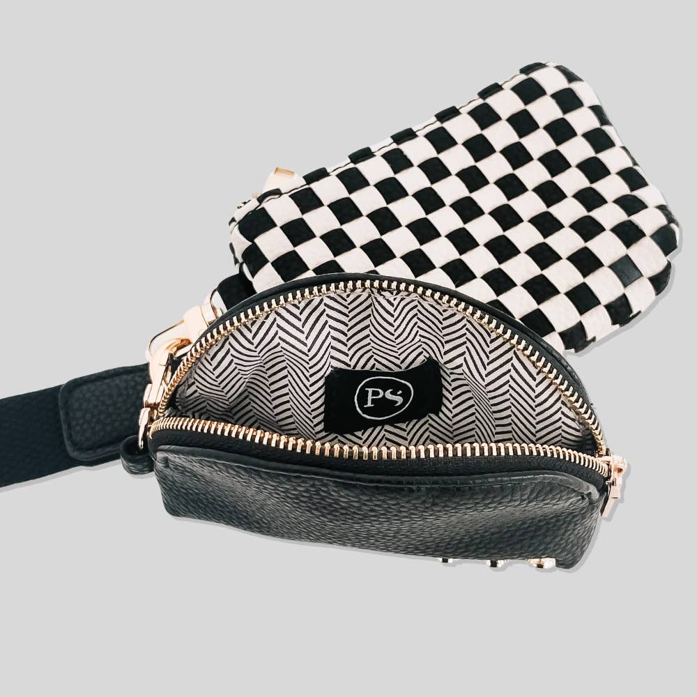 Wonderlust Woven Dual Pouch Wristlet