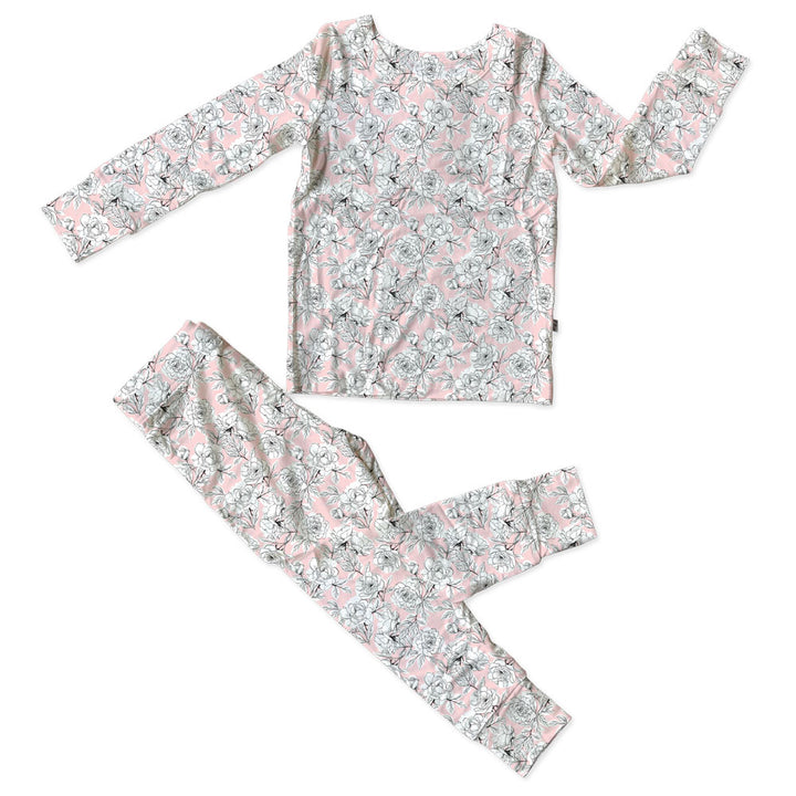 Allie Floral Bamboo 2-Piece Long Sleeve Set