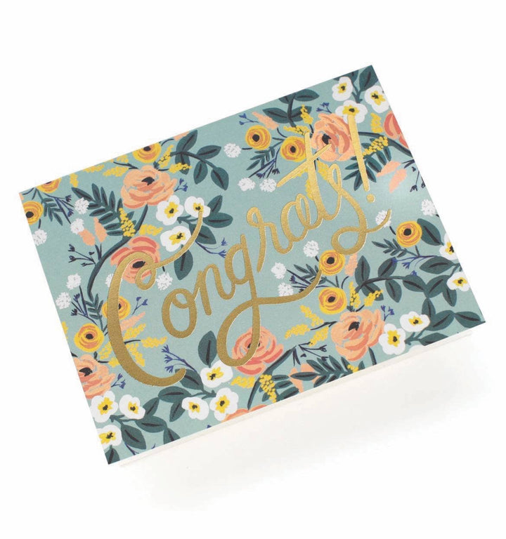 Blue Meadow Congrats card