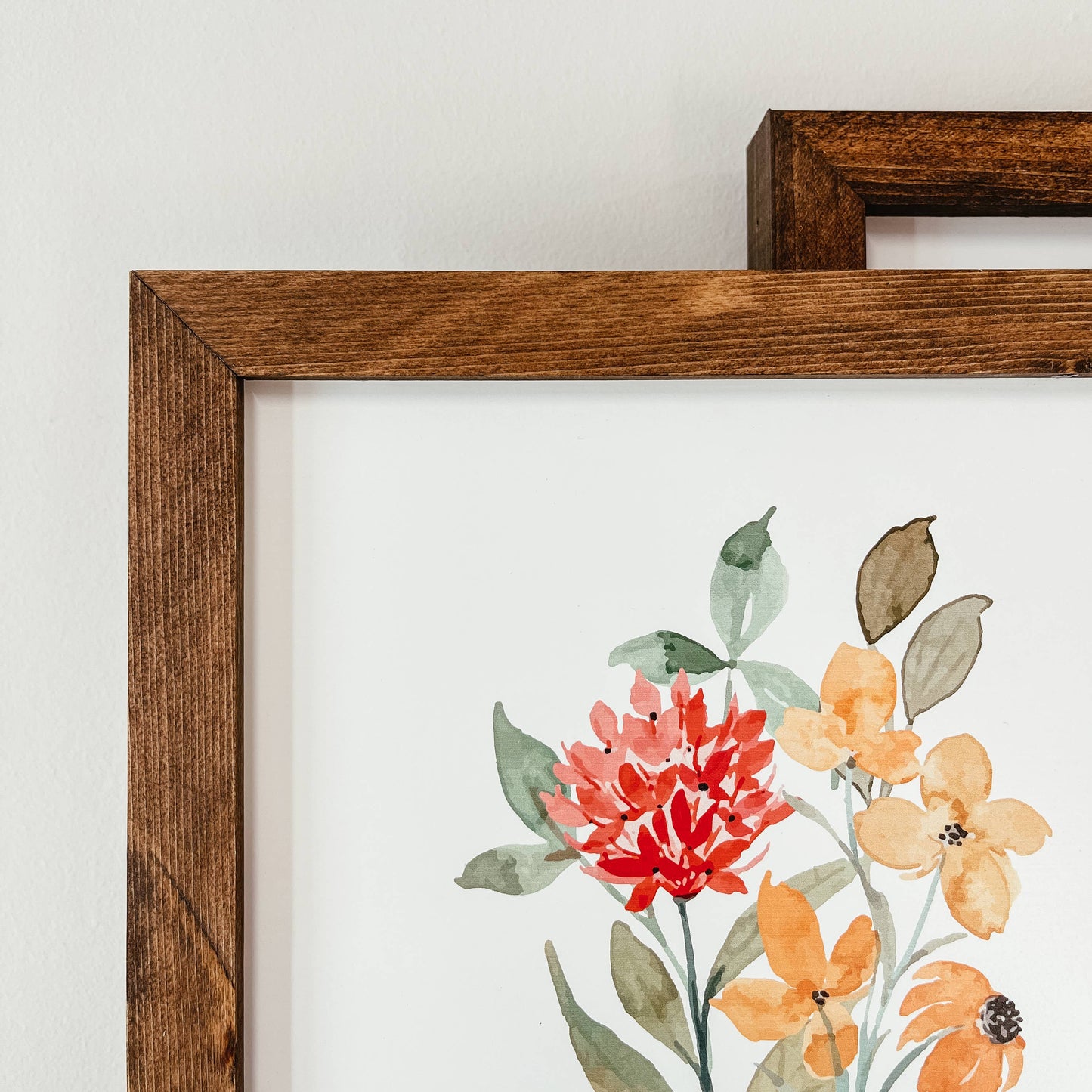 Dance Among The Flowers Framed Wooden Sign