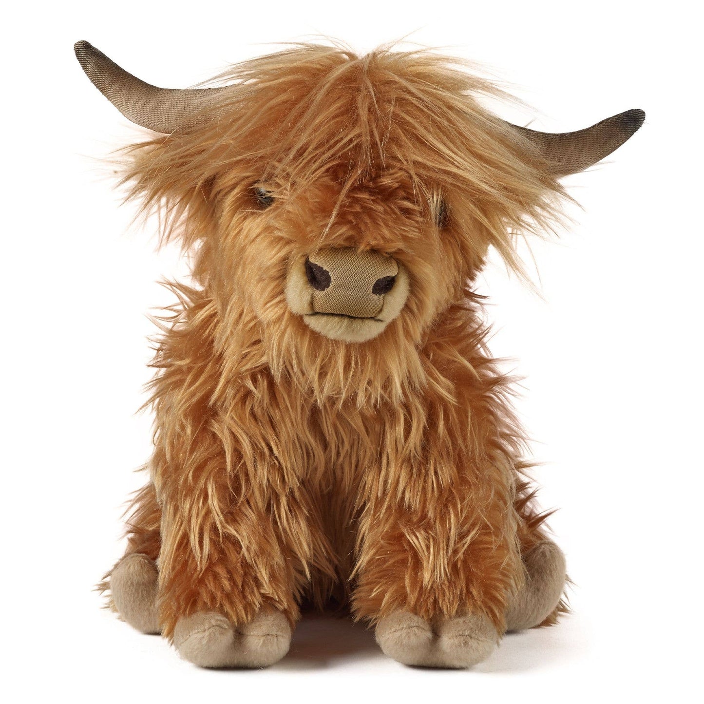 Living Nature Highland Cow Large with Sound Plush