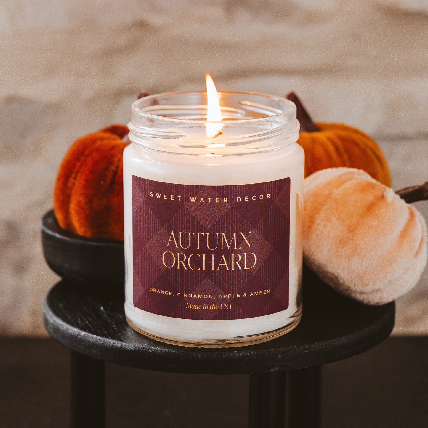 Autumn Orchard 9 oz Soy Candle - Fall Home Decor, Gift