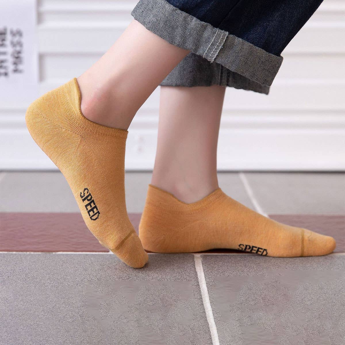 Solid Color Cotton Fresh Ankle Socks