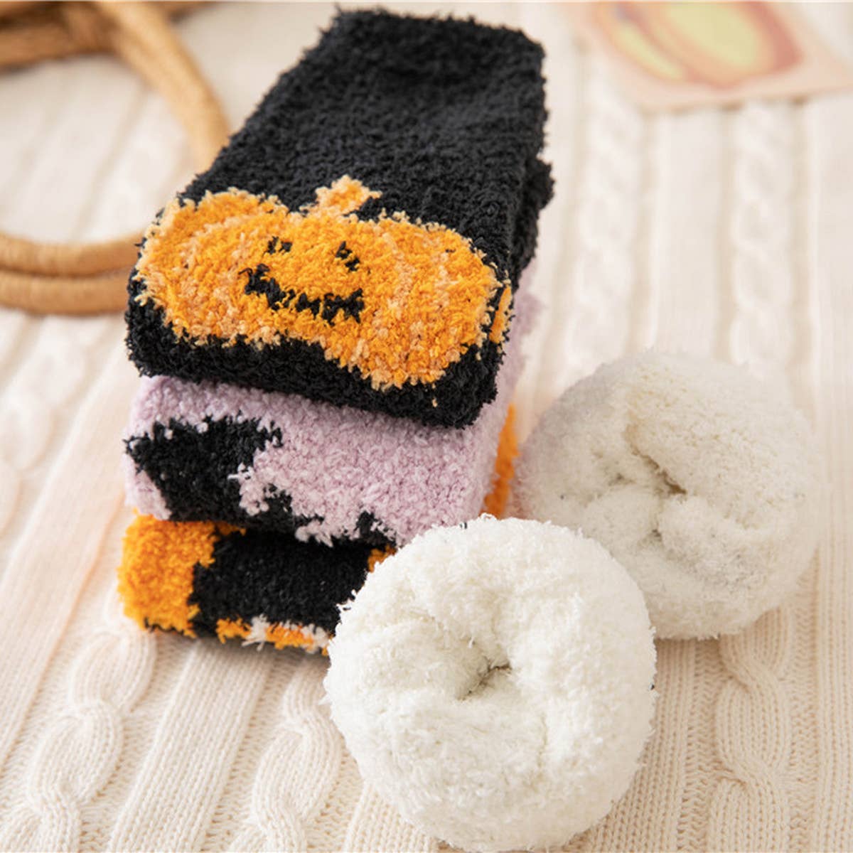 HALLOWEEN  FLEECE SOCKS