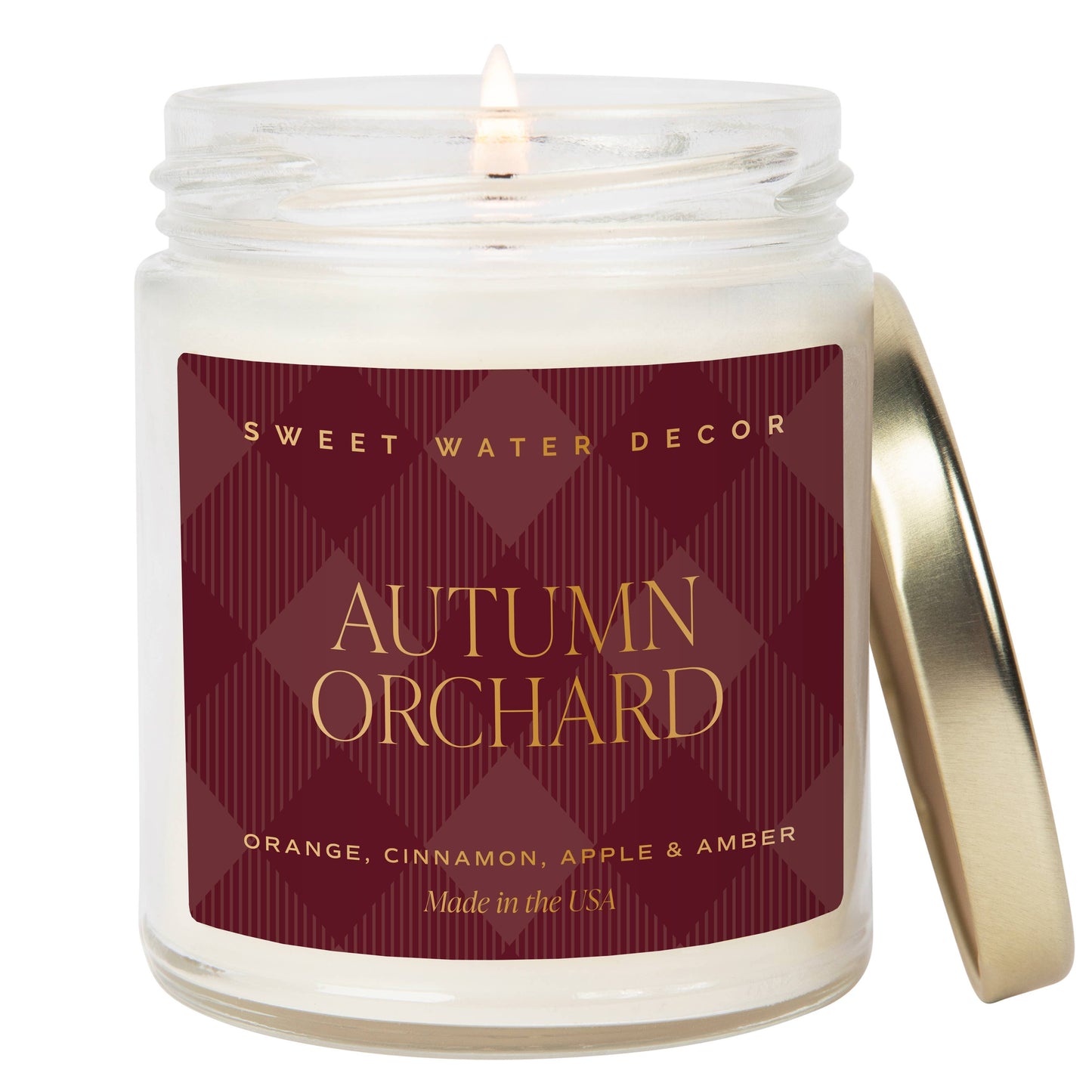 Autumn Orchard 9 oz Soy Candle - Fall Home Decor, Gift