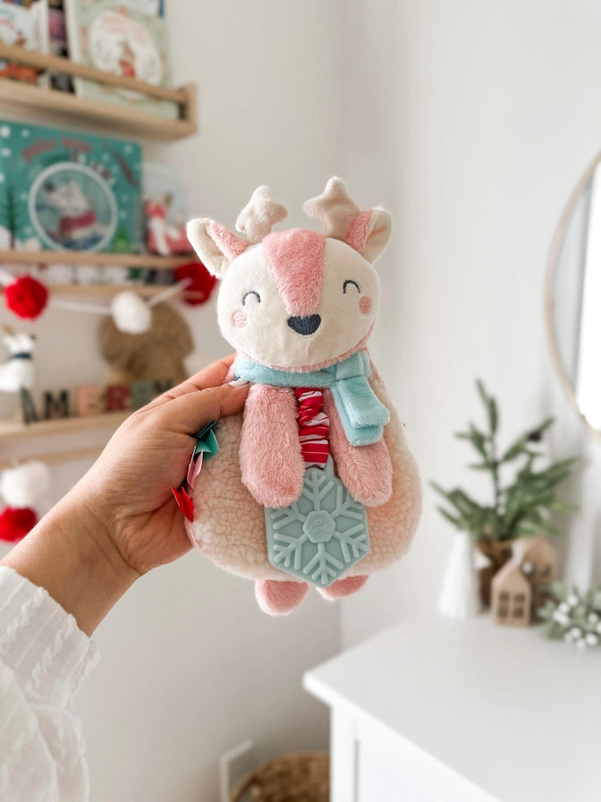 Holiday Itzy Lovey Plush + Teether Toy