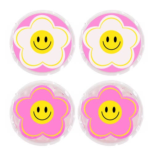 CALA Hot and Cold Circle Reusable Eye Pads Flower