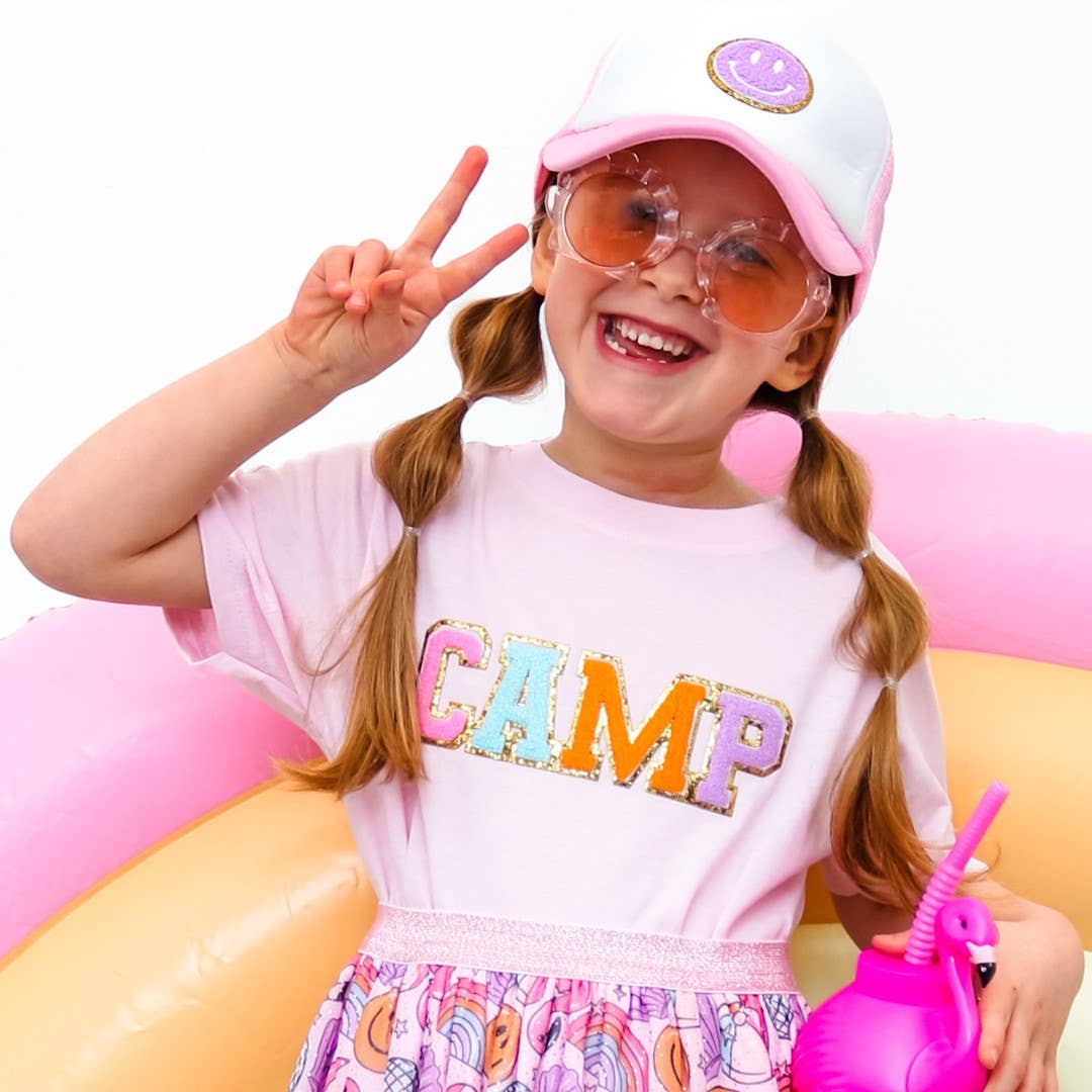 Smile Patch Trucker Hat - Kids Spring Hat