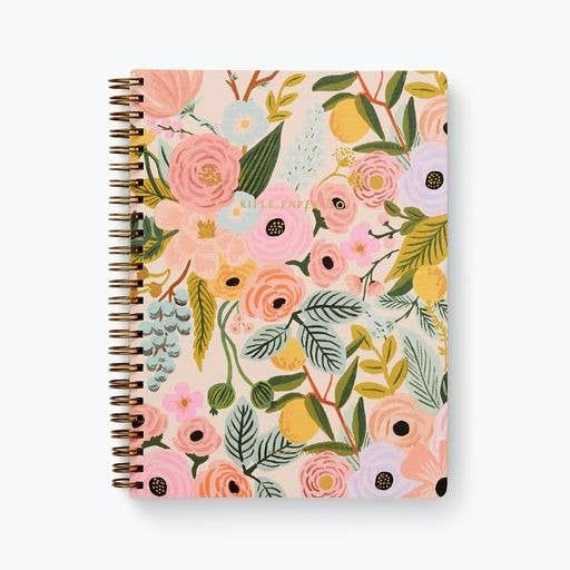 Garden Party Pastel Spiral Notebook