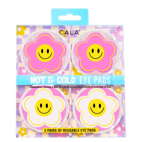 CALA Hot and Cold Circle Reusable Eye Pads Flower