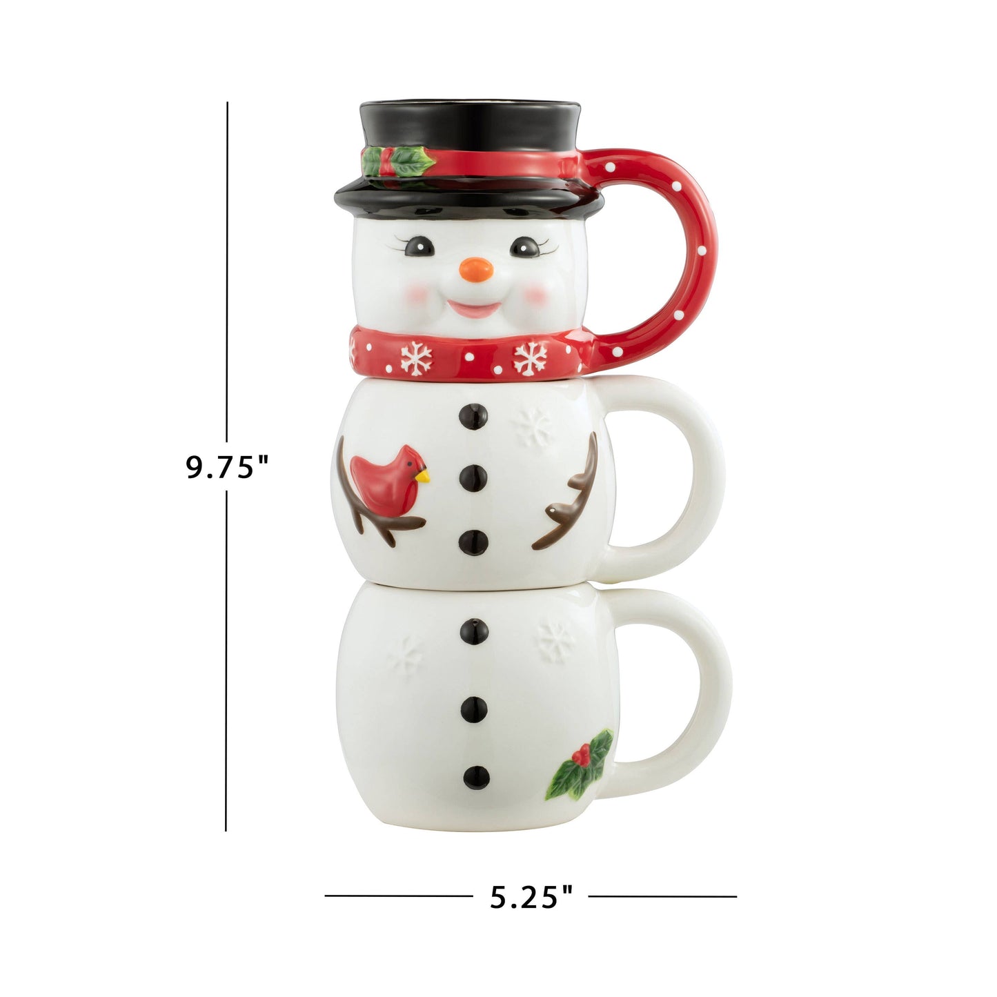 Nostalgic Stacking Mug - Snowman