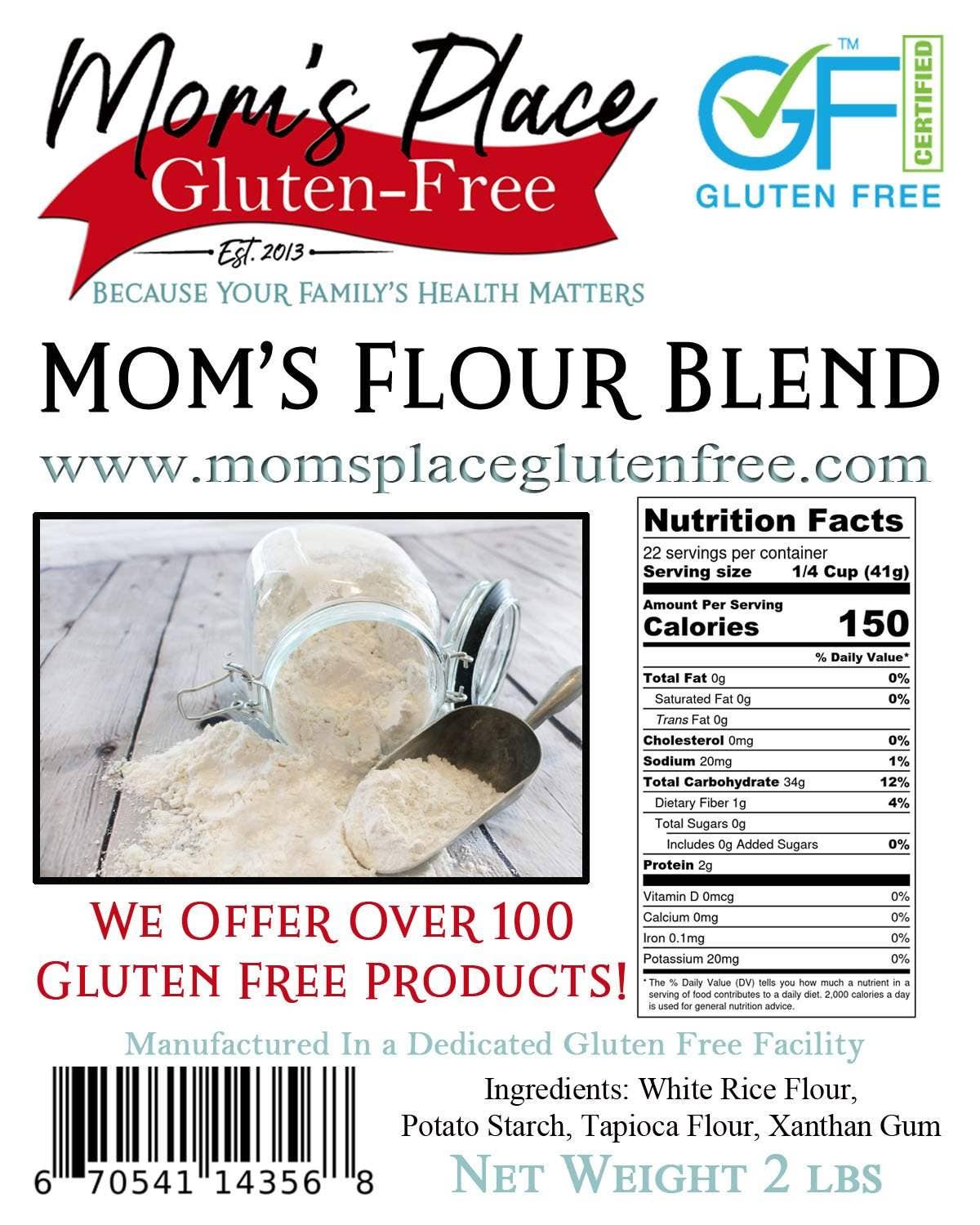 Mom's Best Gluten-Free Flour Blend - 2LB