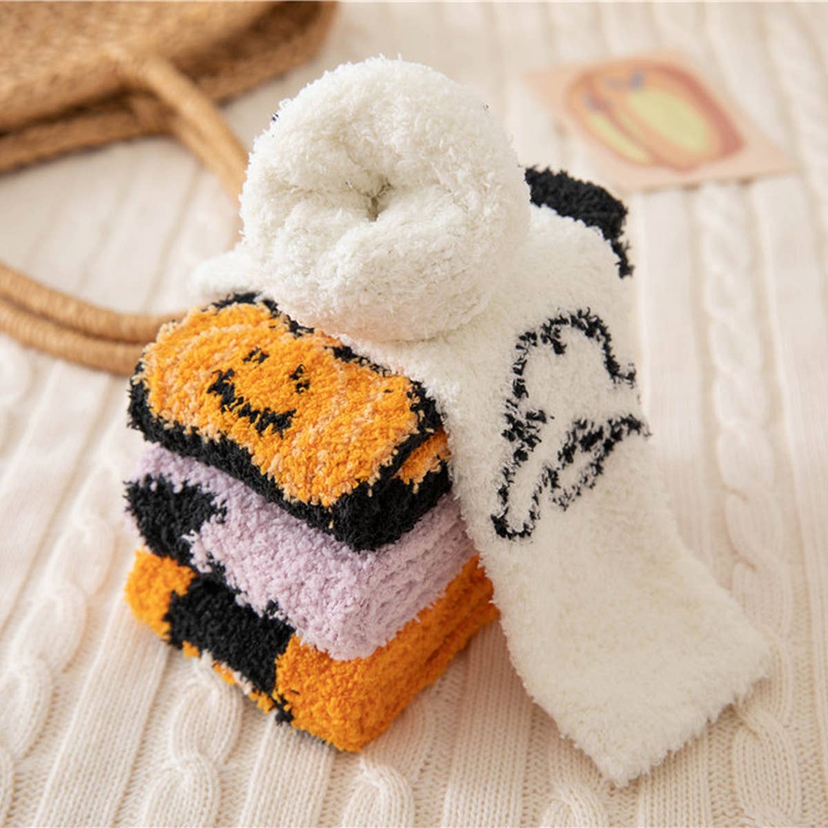 HALLOWEEN  FLEECE SOCKS