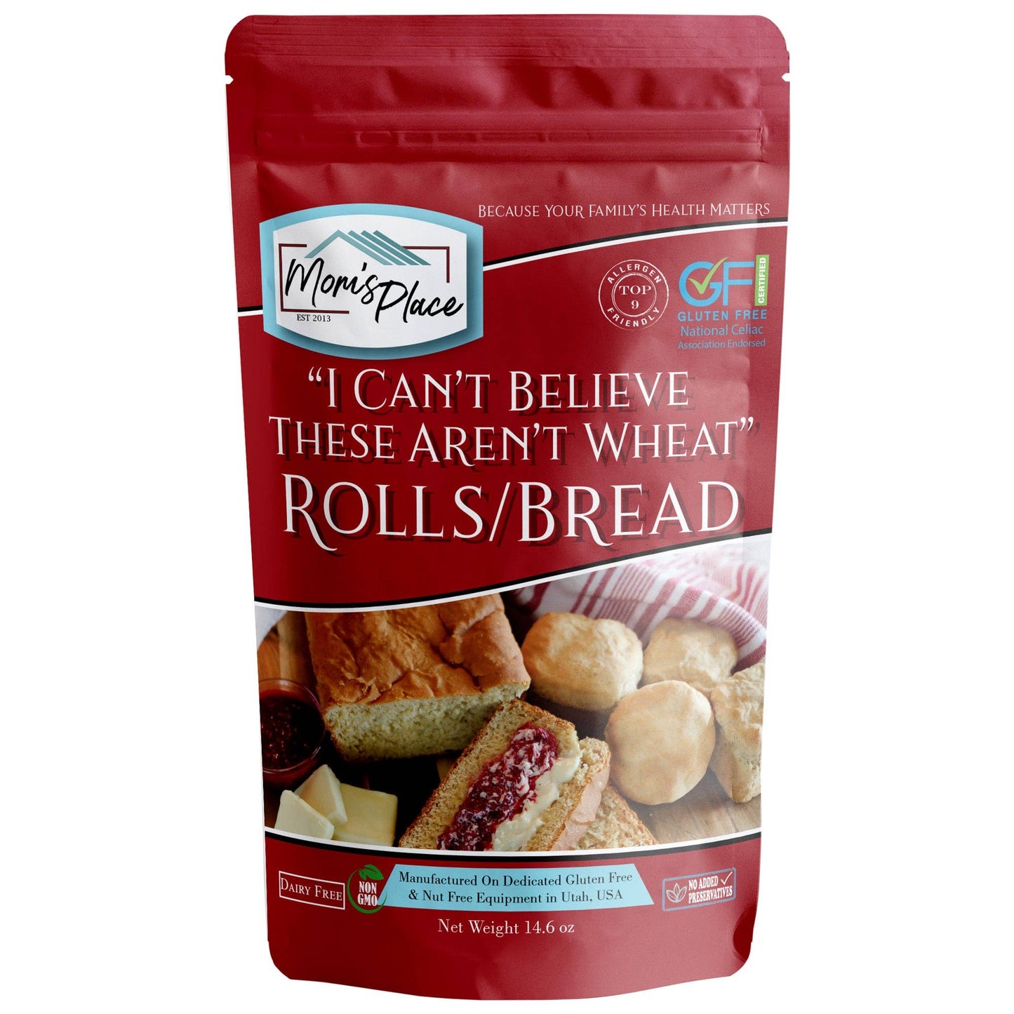 "I Can't Believe These Aren't Wheat!" Gluten-Free Rolls or Bread Mix