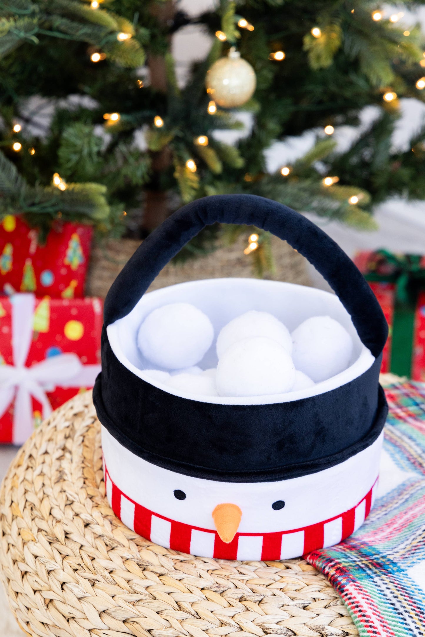 Indoor Snowball Fight Kit, Christmas Kids Games