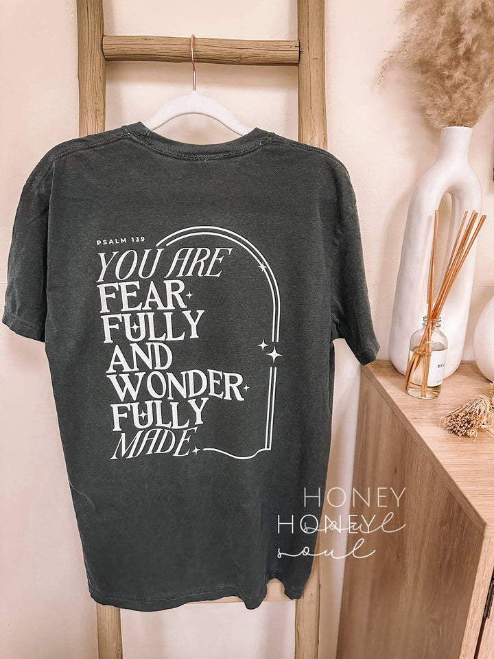 ORIGINAL Graphic Fearfully & Wonderfully Made Tee