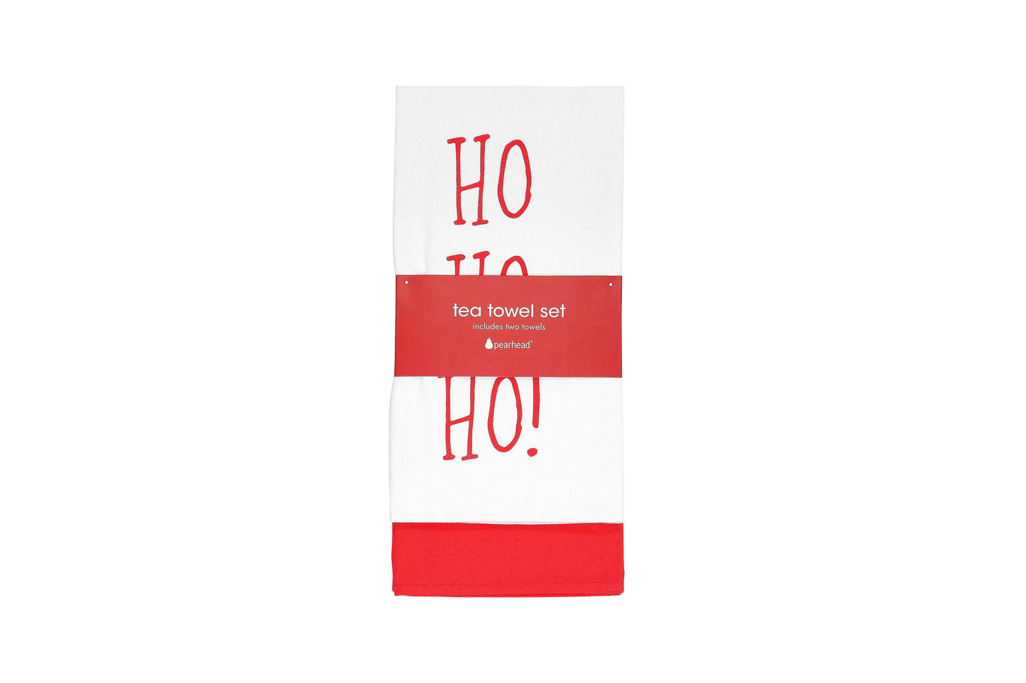 Ho Ho Ho Tea Towel Set, Kitchen Christmas Decor