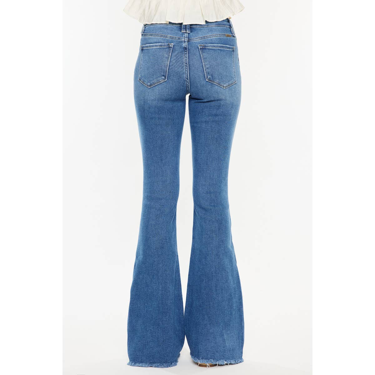 High Rise Stretch Bootcut Jeans - Medium Wash