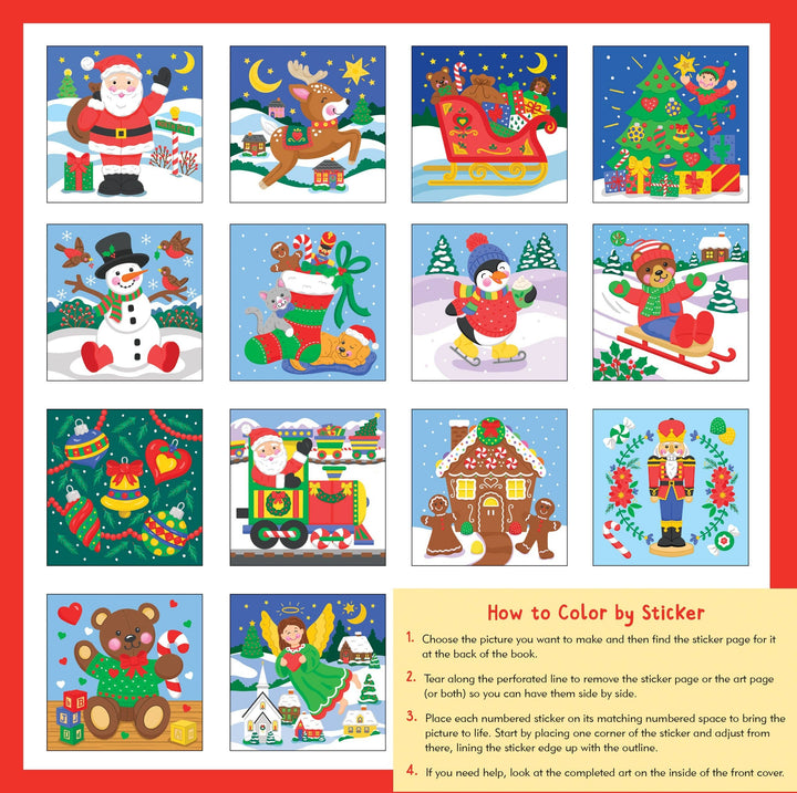 Christmas First Color by Sticker Book