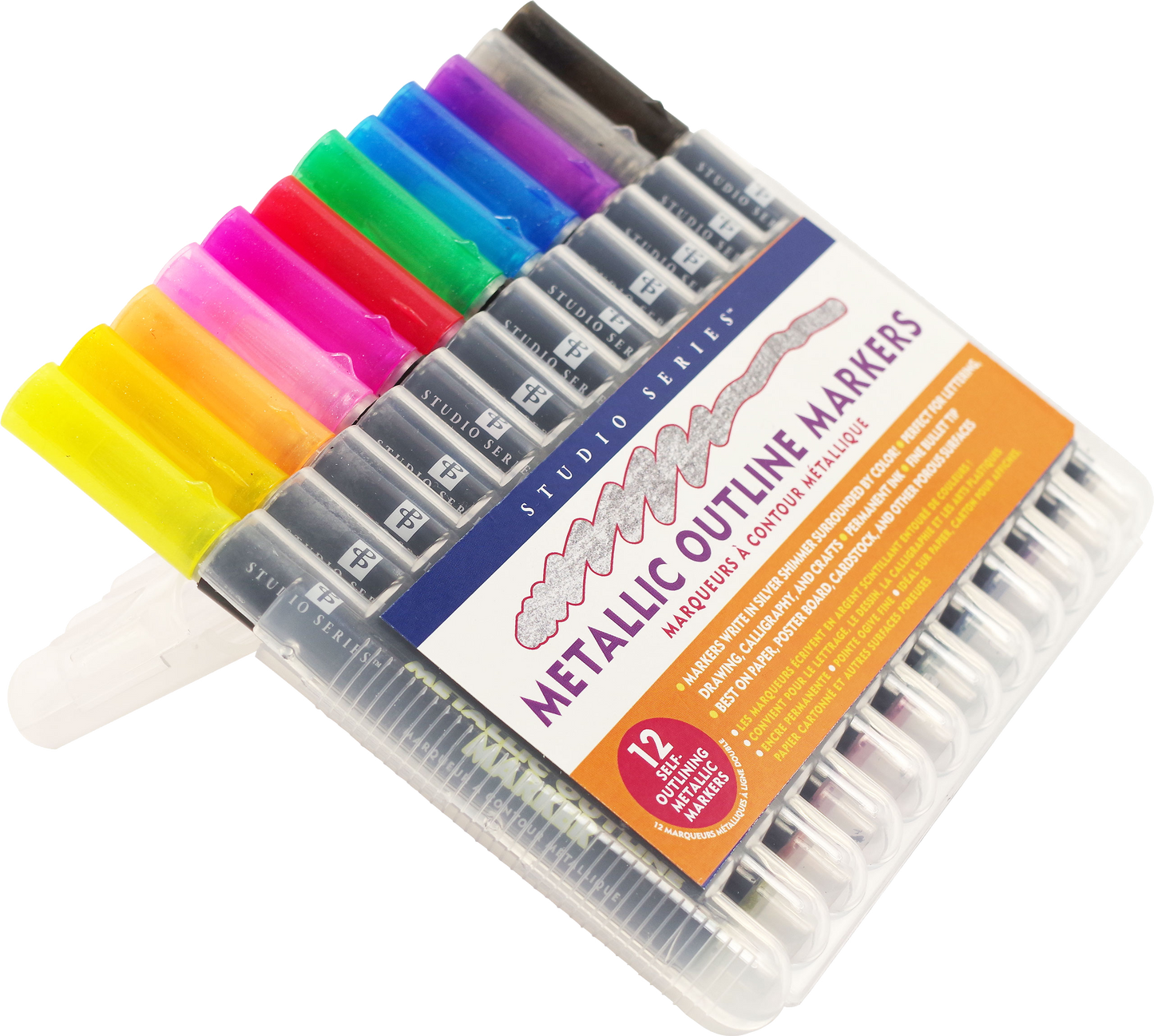 Studio Series Metallic Outline Markers (set of 12)