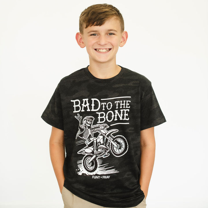 Bad to the Bone Kids Tee