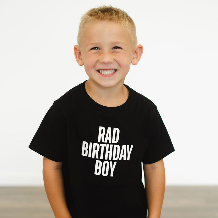 Rad Birthday Boy Kids Tee