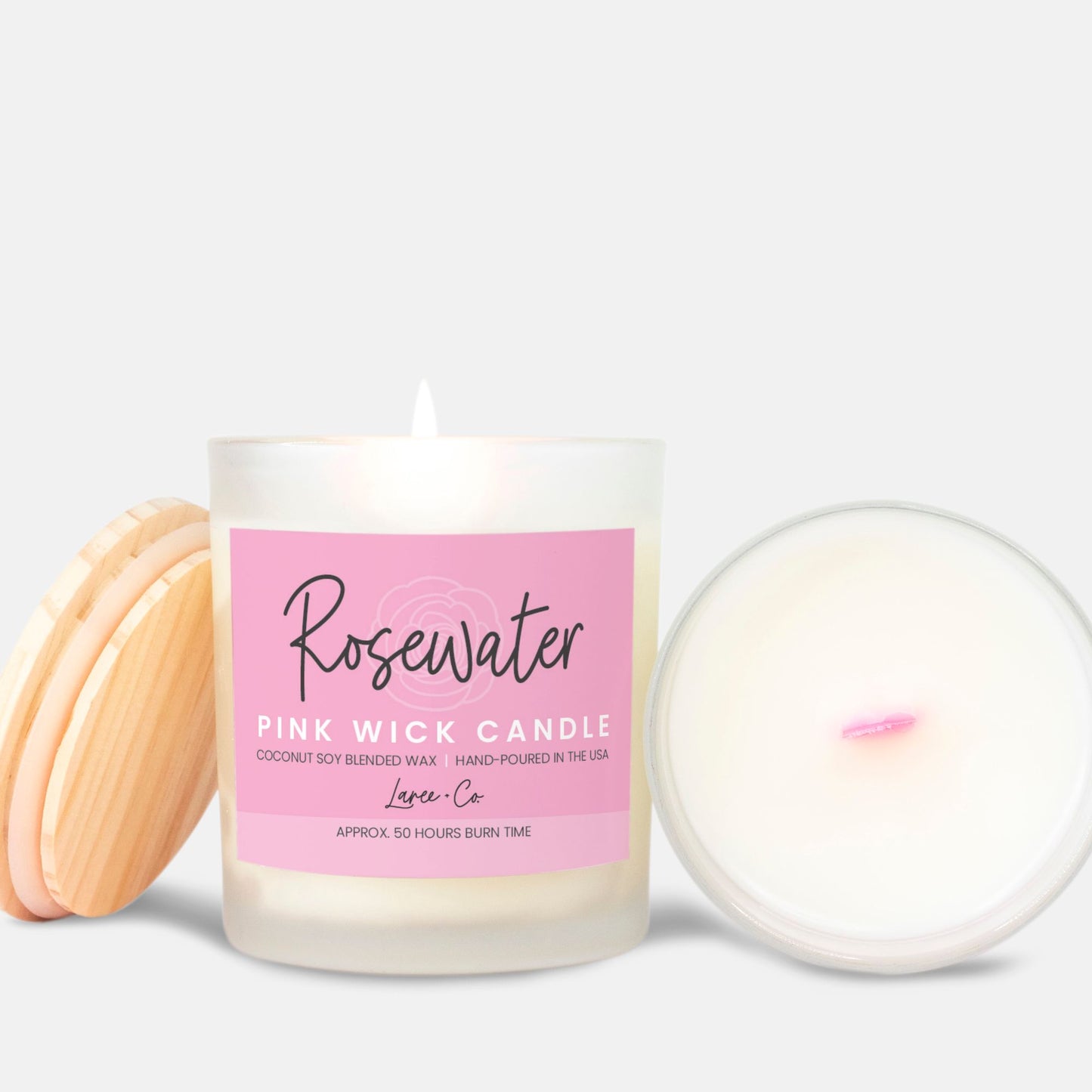 Rosewater - Laree + Co Candle