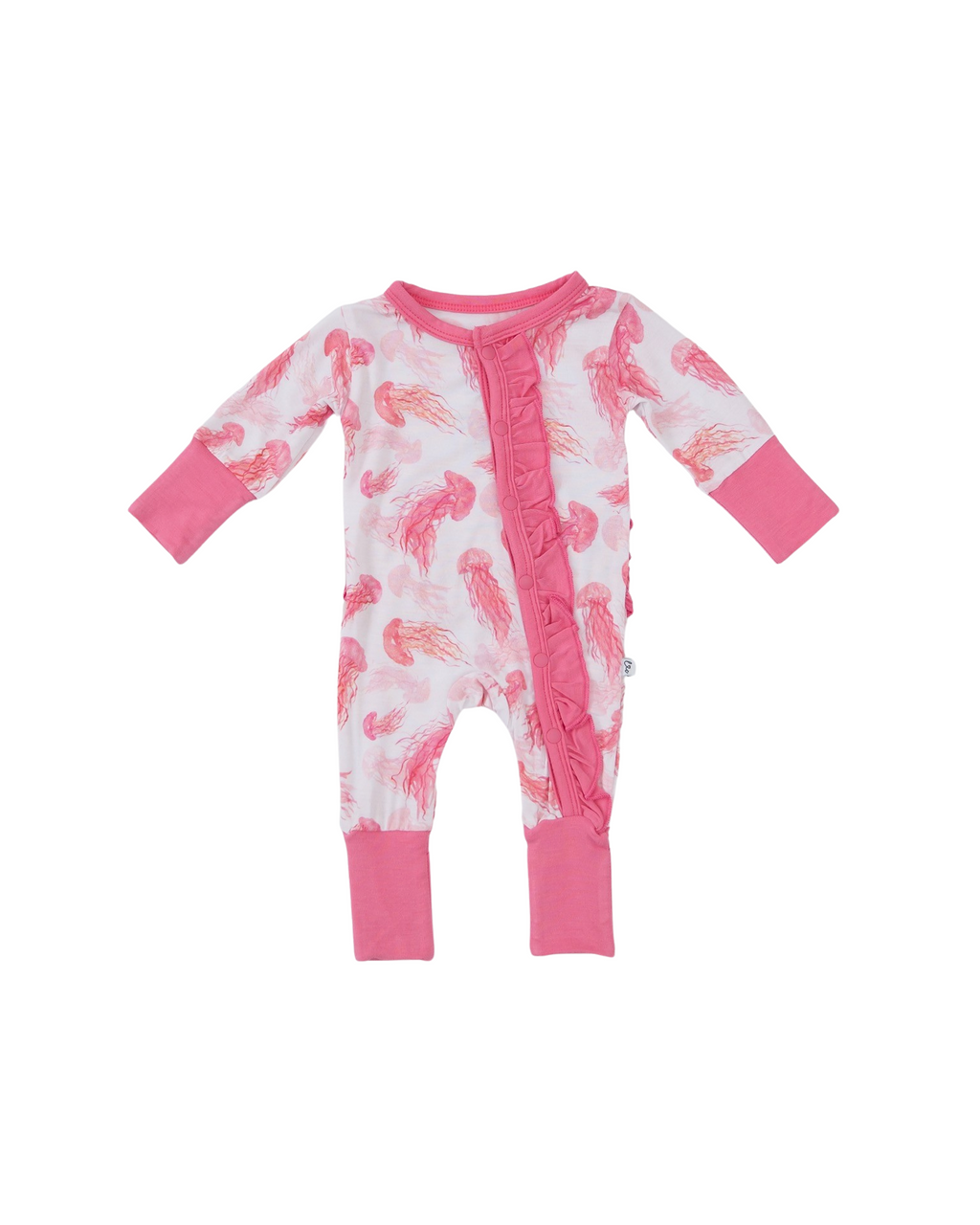 Emmie Bamboo Ruffle Convertible Footie