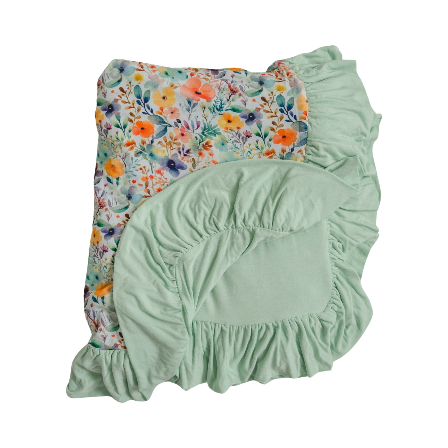 Alaya Ruffle Toddler Blanket